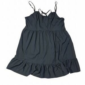 SHEIN Black Curve Top